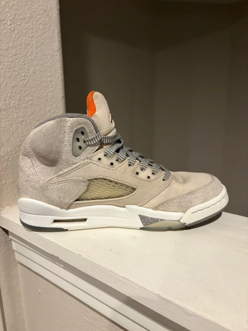 Nike Air Jordan 5 Retro SE Craft Orewood Brown Suede Size Youth 5.5Y FD9220-180